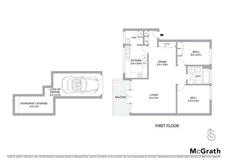 Floorplan of Homely apartment listing, 22/299 Burns Bay Road, Lane Cove NSW 2066