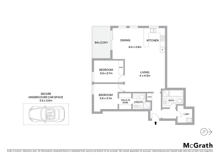 Floorplan of Homely apartment listing, 11/2 Bells Avenue, Cammeray NSW 2062