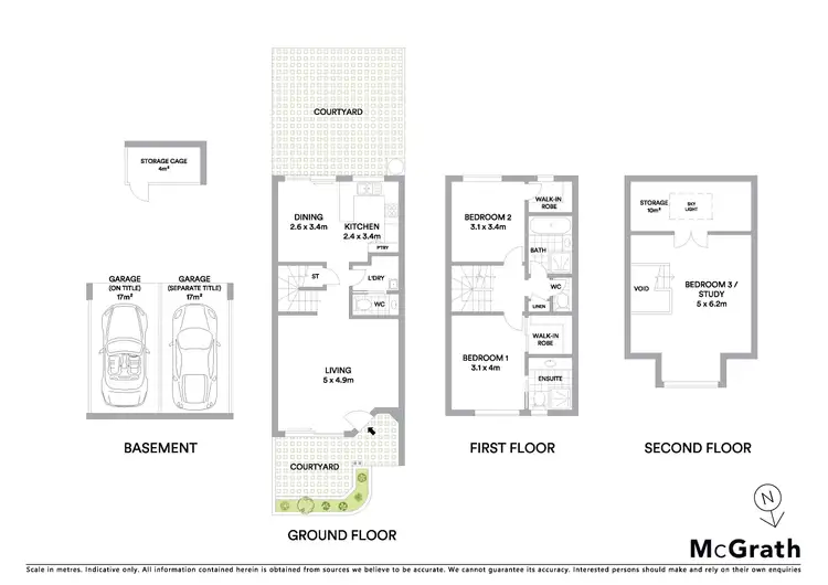 Floorplan of Homely townhouse listing, 8/13 Nook Avenue, Neutral Bay NSW 2089