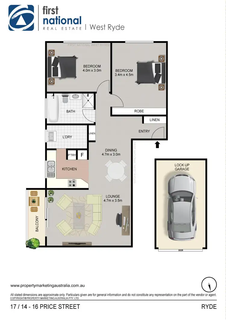 Floorplan of Homely unit listing, 17/14-16 Price Street, Ryde NSW 2112