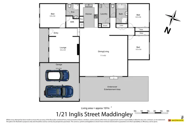 Floorplan of Homely house listing, 1/21 Inglis Street, Maddingley VIC 3340
