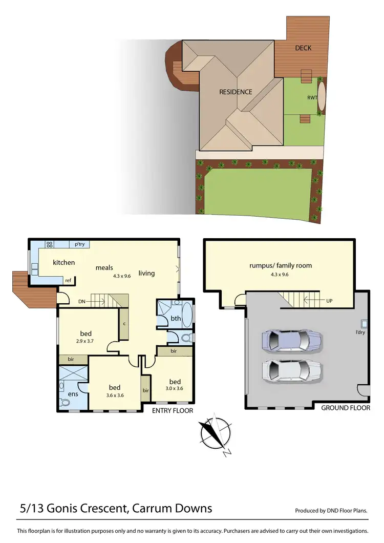 Floorplan of Homely house listing, 5/13 Gonis Crescent, Carrum Downs VIC 3201