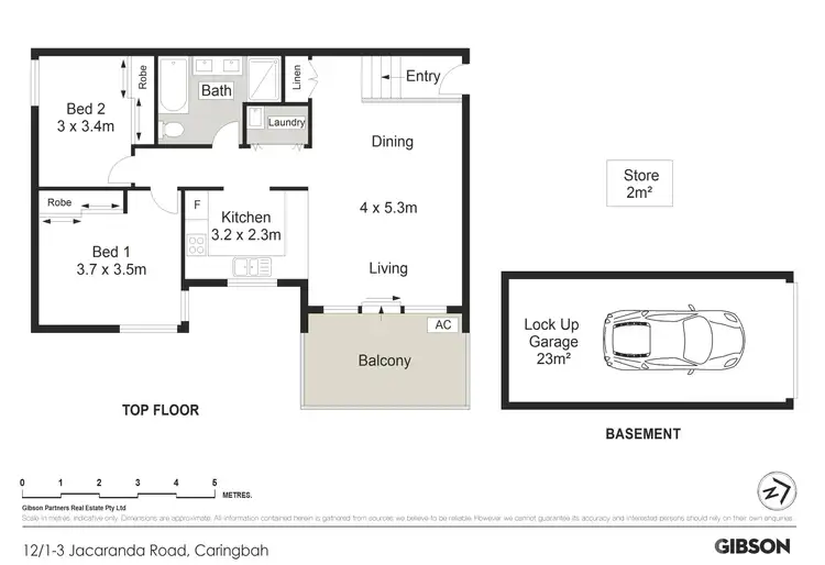 Floorplan of Homely apartment listing, 12/1-3 Jacaranda Road, Caringbah NSW 2229