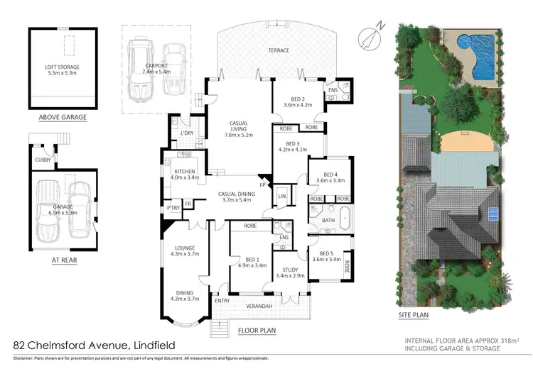 Floorplan of Homely house listing, 82 Chelmsford Avenue, Lindfield NSW 2070