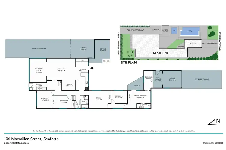 Floorplan of Homely house listing, 106 Macmillan Street, Seaforth NSW 2092