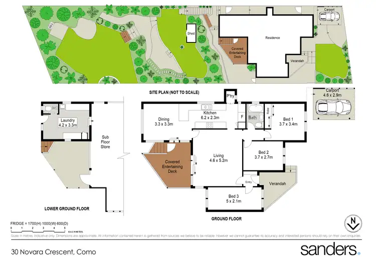 Floorplan of Homely house listing, 30 Novara Crescent, Como NSW 2226