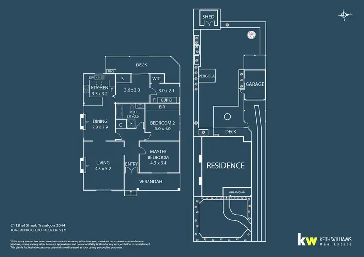 Floorplan of Homely house listing, 21 Ethel Street, Traralgon VIC 3844