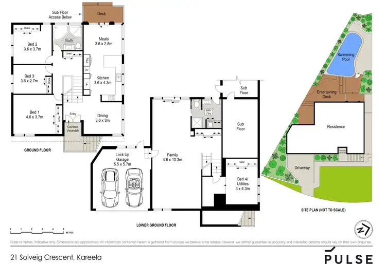 Floorplan of Homely house listing, 21 Solveig Crescent, Kareela NSW 2232