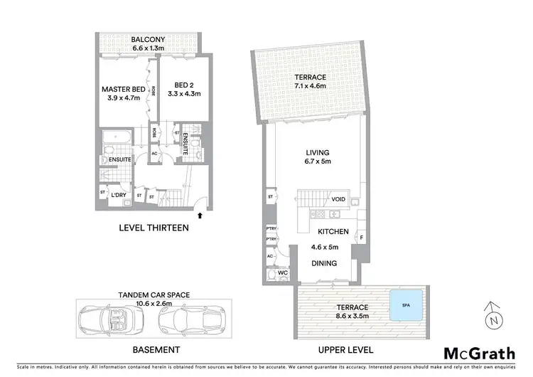 Floorplan of Homely apartment listing, 1303/1-15 Francis Street, Darlinghurst NSW 2010