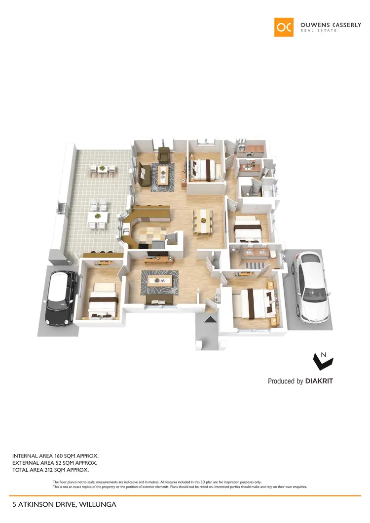 Floorplan of Homely house listing, 5 Atkinson Drive, Willunga SA 5172