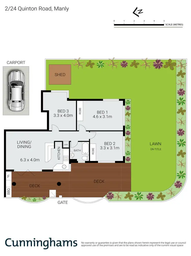 Floorplan of Homely unit listing, 2/24 Quinton Road, Manly NSW 2095