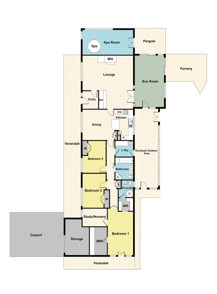 Floorplan of Homely house listing, 69 Corio Dam Road, Scarsdale VIC 3351