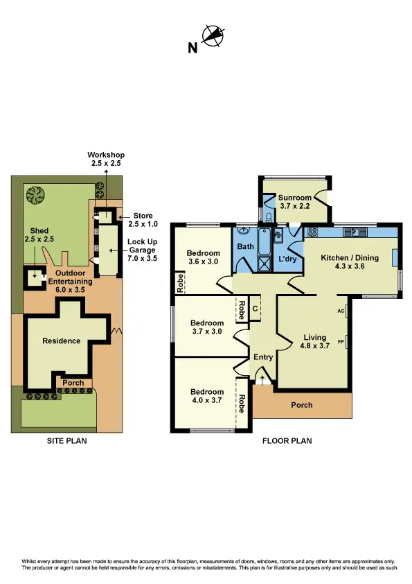 Floorplan of Homely house listing, 8 Braim Street, Sunshine North VIC 3020