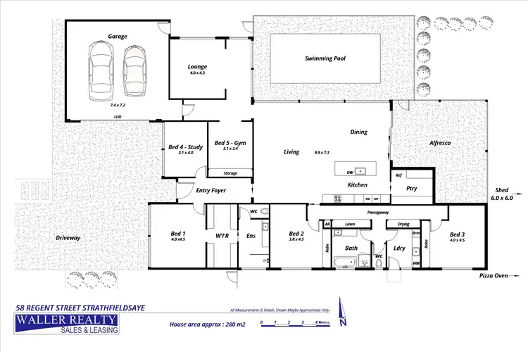 Floorplan of Homely house listing, 58 Regent Street, Strathfieldsaye VIC 3551