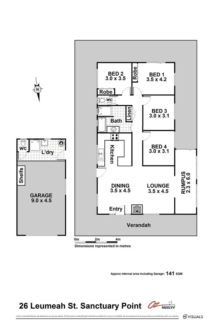 Floorplan of Homely house listing, 26 Leumeah Street, Sanctuary Point NSW 2540