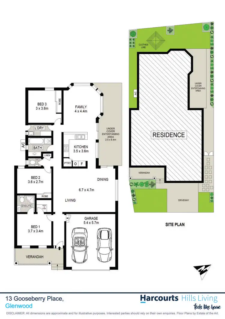 Floorplan of Homely house listing, 13 Gooseberry Place, Glenwood NSW 2768