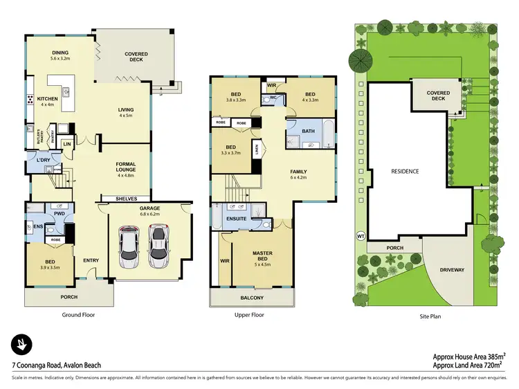 Floorplan of Homely house listing, 7 Coonanga Road, Avalon Beach NSW 2107