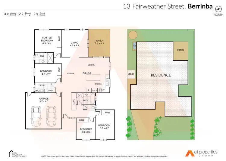 Floorplan of Homely house listing, 13 Fairweather Street, Berrinba QLD 4117