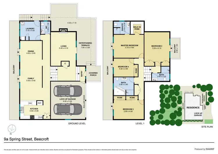 Floorplan of Homely house listing, 9A Spring Street, Beecroft NSW 2119