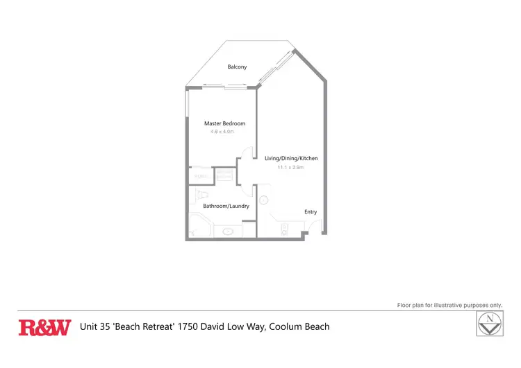 Floorplan of Homely unit listing, 35/1750 David Low Way, Coolum Beach QLD 4573