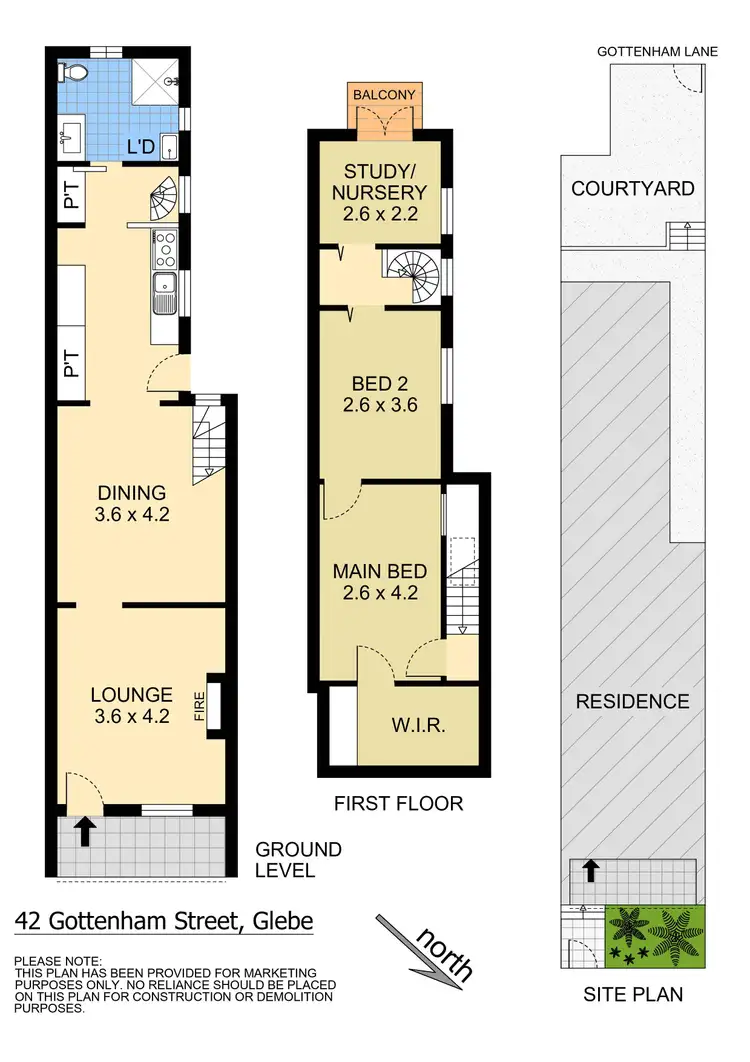 Floorplan of Homely house listing, 42 Gottenham Street, Glebe NSW 2037
