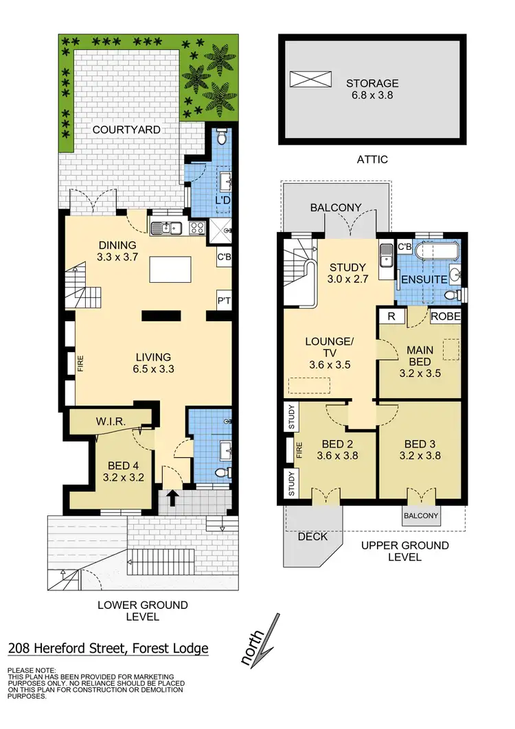 Floorplan of Homely house listing, 208 Hereford Street, Forest Lodge NSW 2037