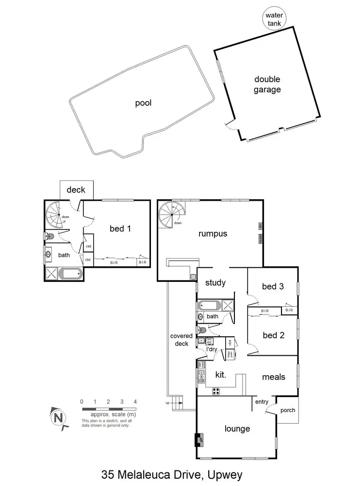 Floorplan of Homely house listing, 35 Melaleuca Drive, Upwey VIC 3158