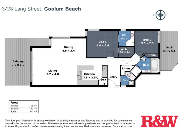 Floorplan of Homely unit listing, 3/23 Lang Street, Coolum Beach QLD 4573