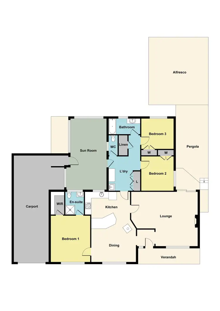 Floorplan of Homely house listing, 4 Templeton Street, Avoca VIC 3467