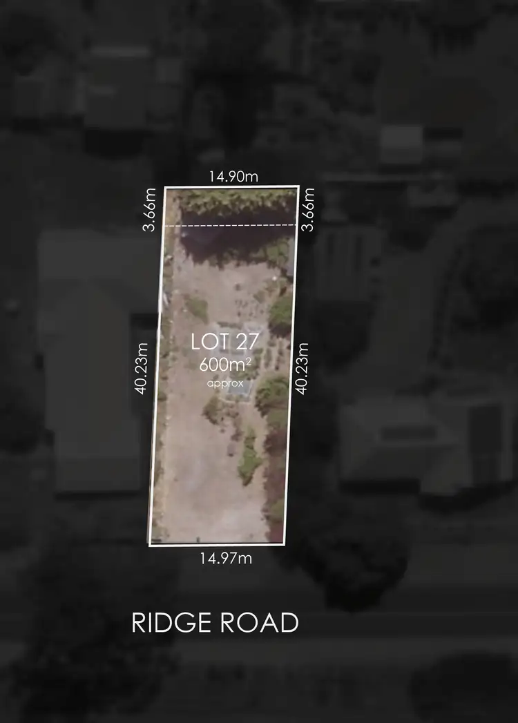 Floorplan of Homely land listing, LOT 27 Ridge Road, Lobethal SA 5241