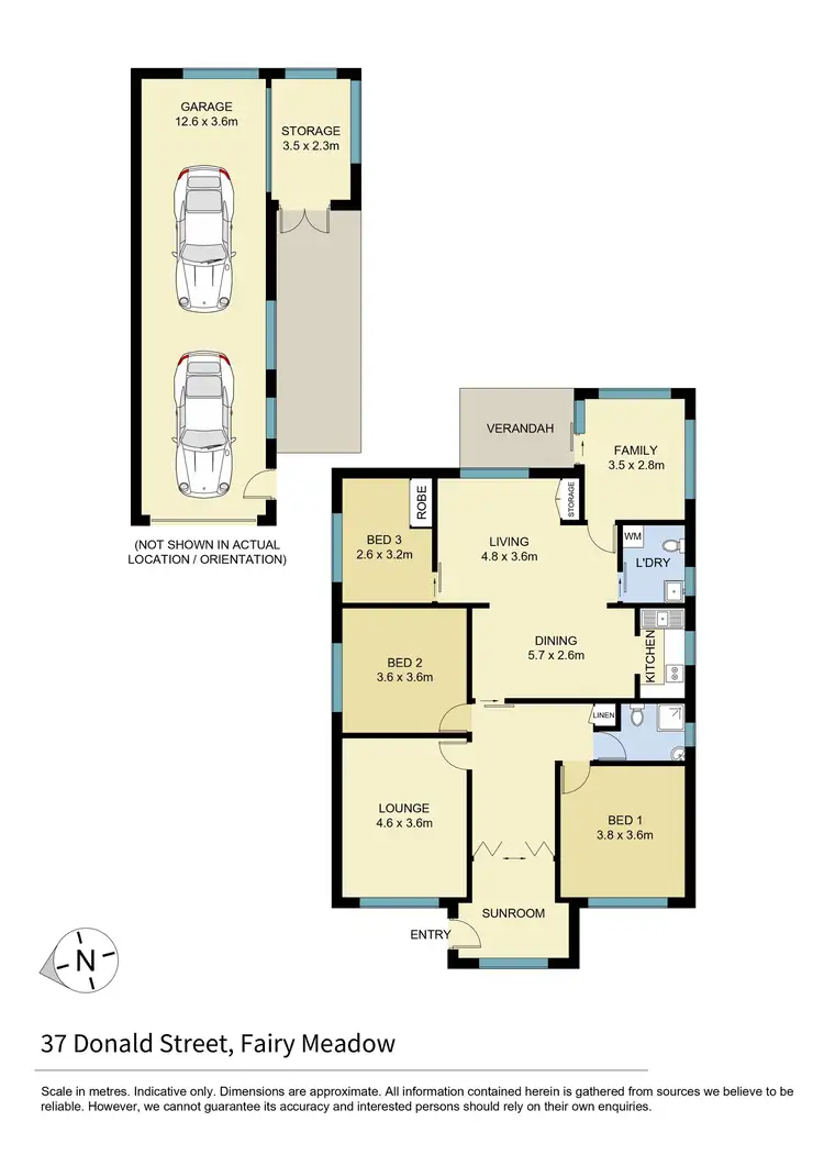Floorplan of Homely house listing, 37 Donald Street, Fairy Meadow NSW 2519