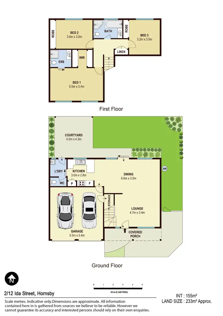 Floorplan of Homely house listing, 2/12 Ida Street, Hornsby NSW 2077