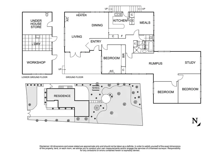 Floorplan of Homely house listing, 133 Main Road, Lower Plenty VIC 3093