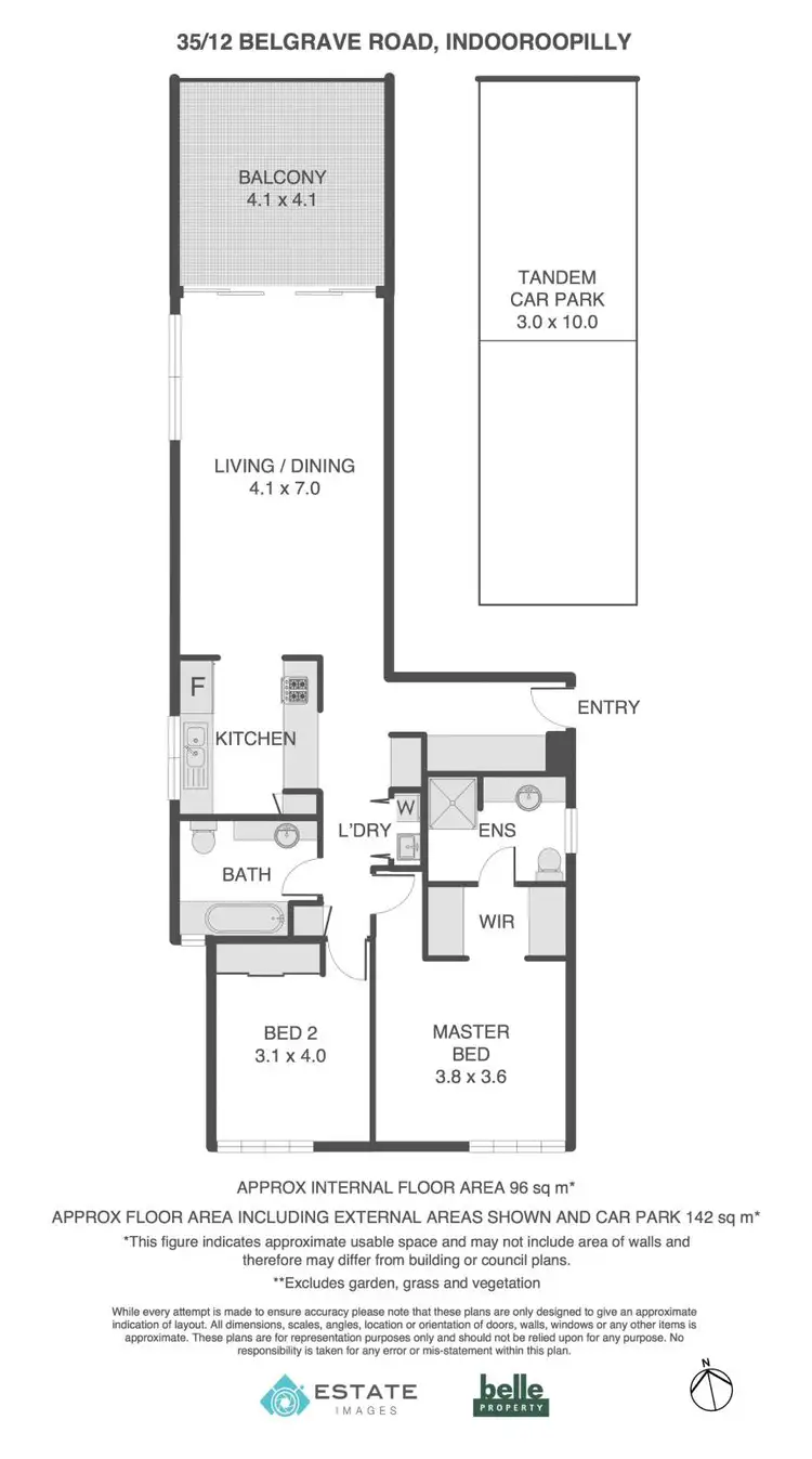 Floorplan of Homely unit listing, 35/12 Belgrave Road, Indooroopilly QLD 4068