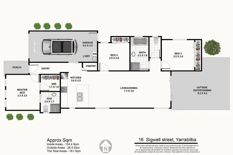 Floorplan of Homely house listing, 16 Sigwell Street, Yarrabilba QLD 4207