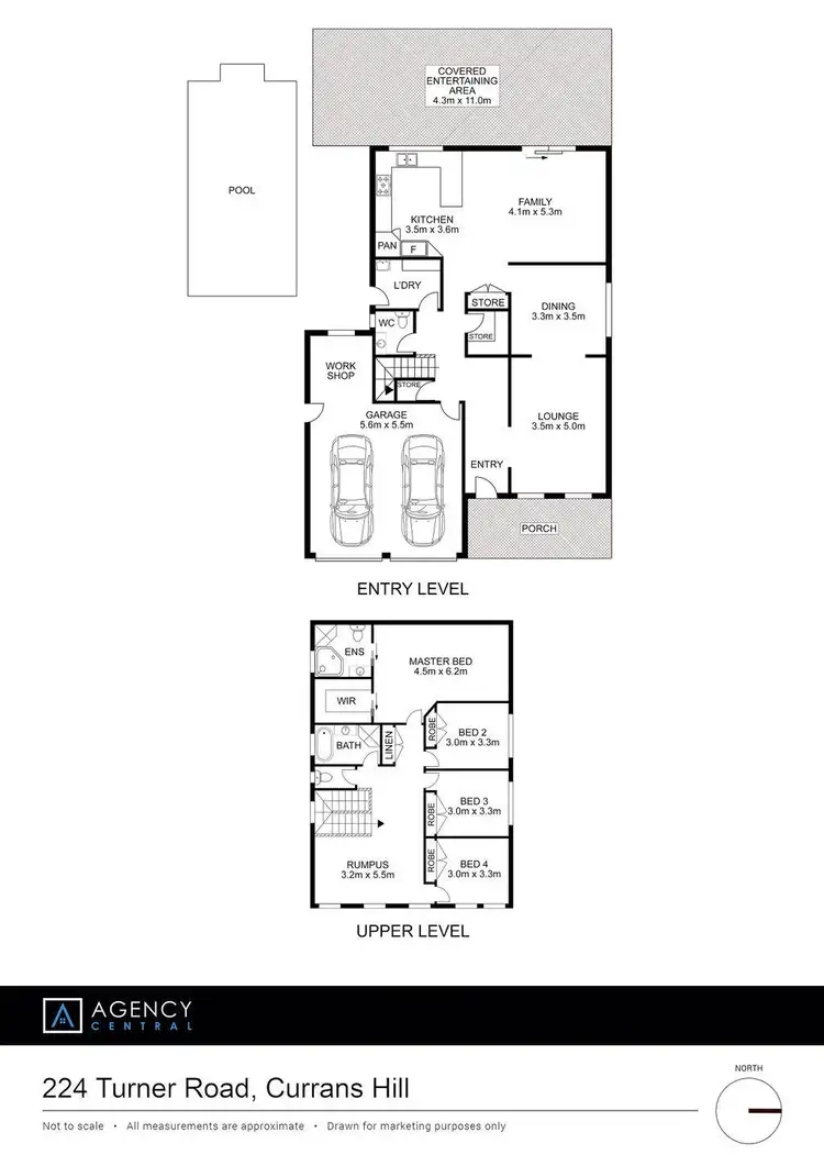Floorplan of Homely house listing, 224 Turner Road, Currans Hill NSW 2567