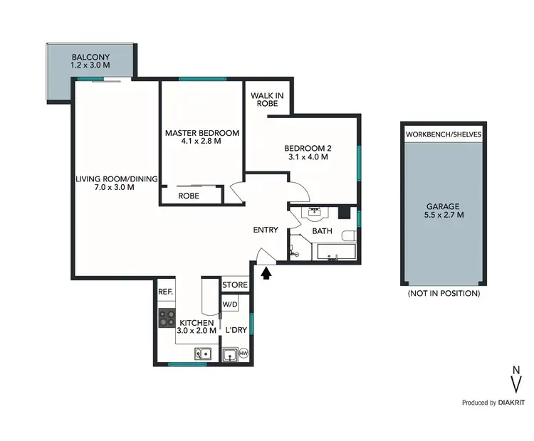 Floorplan of Homely apartment listing, 2/26-28 Rowe Street, Freshwater NSW 2096