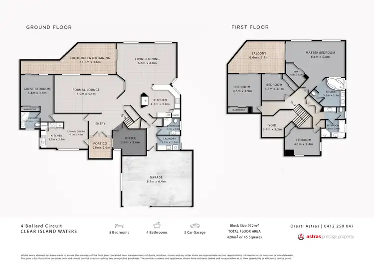 Floorplan of Homely house listing, 4 Bollard Circuit, Clear Island Waters QLD 4226