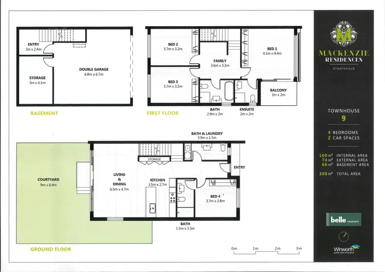 Floorplan of Homely semi-detached listing, 9/43 Mackenzie Street, Strathfield NSW 2135