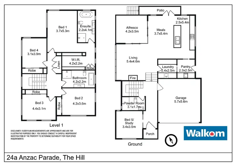 Floorplan of Homely house listing, 24A Anzac Parade, The Hill NSW 2300