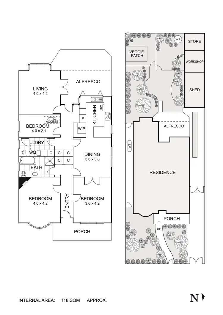 Floorplan of Homely house listing, 73 Bruce Street, Coburg VIC 3058