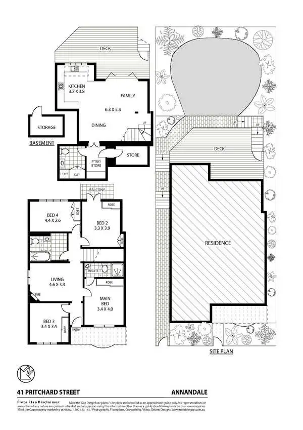 Floorplan of Homely house listing, 41 Pritchard Street, Annandale NSW 2038