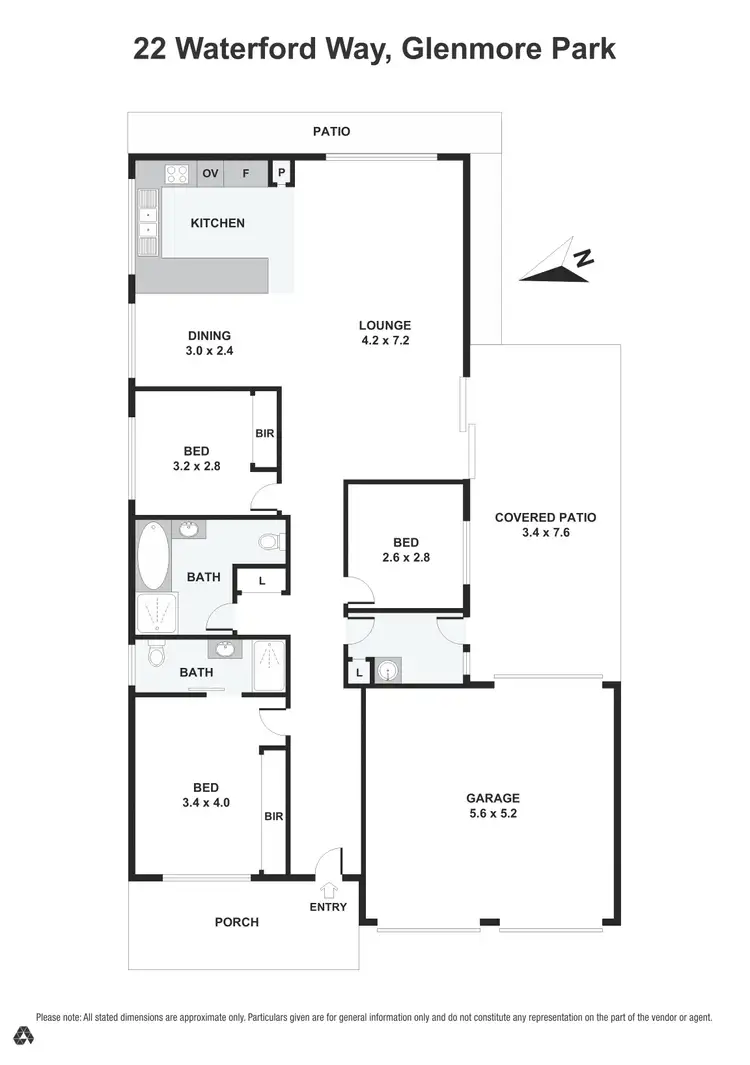 Floorplan of Homely house listing, 22 Waterford Way, Glenmore Park NSW 2745