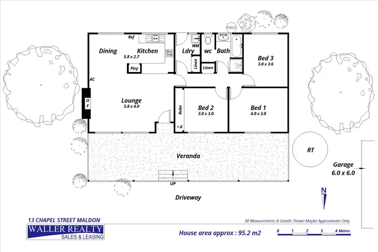 Floorplan of Homely house listing, 13 Chapel Street, Maldon VIC 3463