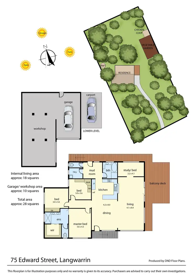 Floorplan of Homely house listing, 75 Edward Street, Langwarrin VIC 3910