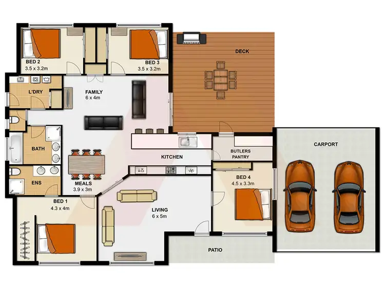 Floorplan of Homely house listing, 20 Greygum Court, Regents Park QLD 4118