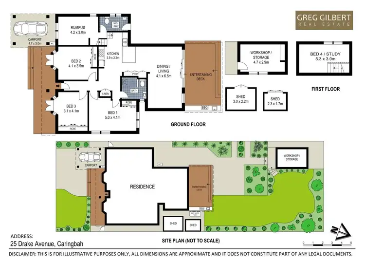 Floorplan of Homely house listing, 25 Drake Avenue, Caringbah NSW 2229
