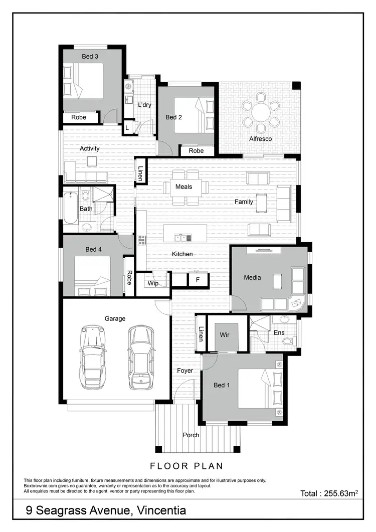 Floorplan of Homely house listing, 9 Seagrass Avenue, Vincentia NSW 2540