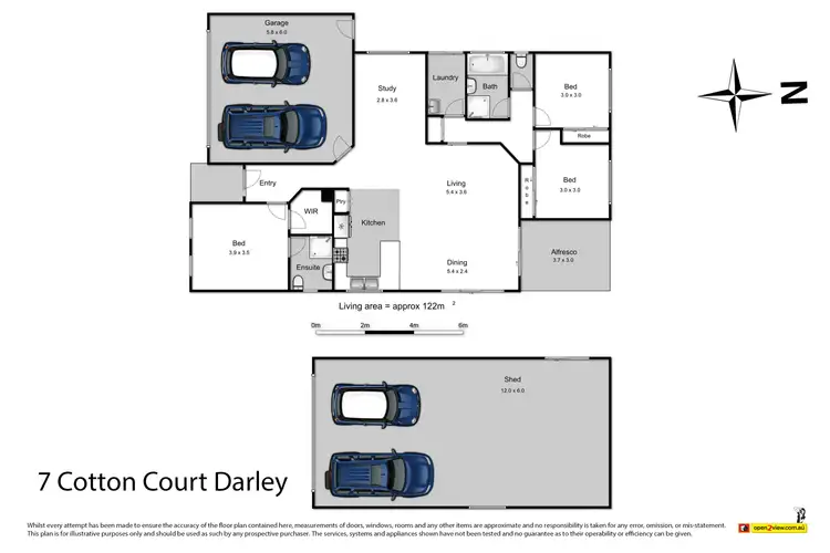 Floorplan of Homely house listing, 7 Cotton Court, Darley VIC 3340