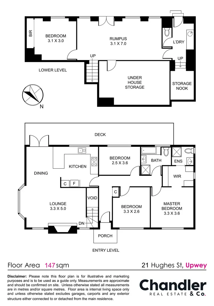 Floorplan of Homely house listing, 21 Hughes Street, Upwey VIC 3158